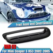 For Mini Cooper S R53 R50 2002-2006 Front Air Hood Bonnet Scoop Vent Trim Black