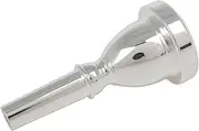 UPKOCH Cnc Electroplated 14mm Silver Tuba Mouthpiece Replacement Part Tuba Accessory Durable Elegant for Professional Players