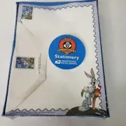 Vintge Looney Tunes Bugs Bunny Decorated Stationery USPS Stamp Collection 1Seale