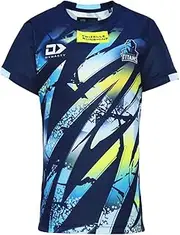 [Elite Sport Online] NRL 2024 ALT Training Tee - Gold Coast Titans - Navy - Youth - Kids