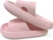 [Ohiatn] Cloud Slides for Women Men House Slide Sandals Shower Shoes Pillow Slippers Comfort Cushioned Recovery Shower Slipper Thick Sole Non-slip Quick Drying Pillow Shoes Cloud Slipper