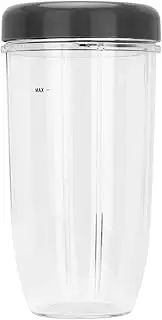 Nutri Bullet Blender Part Kit Sturdy Cups Lid for 900W Blender Replacement for Easy (Large Cup 32Oz)