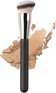 Ksvsonrvi Angled Foundation Brush, Soft Premium Makeup Brush Cosmetic Tool, Perfect for Blending Liquid,Buffing,Cream,Sculpting,Mineral Makeup