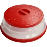 Microwave Plate Cover 10.5 inch Collapsible Food Plate Lid Cover - BPA Free, ...