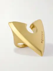 [MCQUEEN] MCQUEEN - Arrow Gold-tone Ring - 11 11 Gold