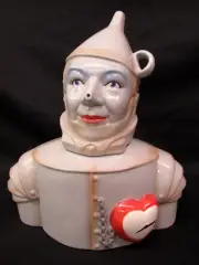 Star Jars Wizard of Oz "Tin Man" Cookie Jar #1835/1939 Treasure Craft