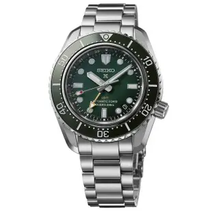 【SEIKO 精工】PROSPEX 黑標 GMT潛水機械腕錶(6R54-00D0G / SPB381J1)