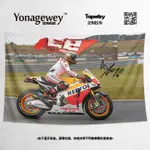 MOTOGP馬克馬奎斯小馬哥本田摩托車隊裝飾海報背景布掛布墻布掛毯 可客製 超好看 熱賣