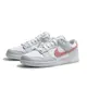 NIKE 休閒鞋 DUNK LOW 白灰粉 低筒 復古 男 HF0730-160