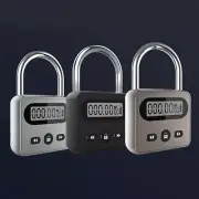 Metal Timer Lock LCD Display Multi Function Electronic Time 999 Hours Max-Timing