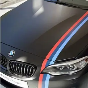 BMW 德國 三色一體貼紙 車門貼 M3 E36 E46 E90 E91 E92 E93 M5 (8.8折)