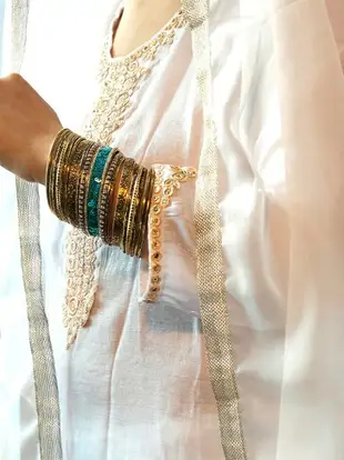 原創印度手鐲女肚皮舞手鏈手環配飾敦煌飛天舞表演異域飾品Bangle