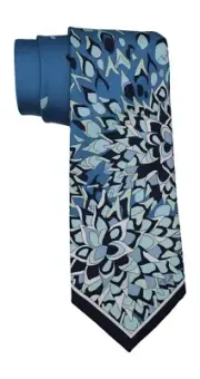 Emilio Pucci Multicolored Evolving Tapestry Artsy Tie
