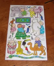 Creative Imaginations Sticker ~ Bryce & Madeline by jone hallmark. Zoo.