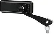 Tanax AM-104-10 Napoleon Motorcycle Mirror, Ball Joint Mirror, Square, Black, Left and Right Use, 0.4 inches (10 mm), Positive Screw