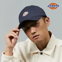 在飛比找momo購物網優惠-【Dickies】男女款深海軍藍純棉品牌Logo刺繡棒球帽｜