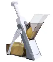 Safe Mandoline Slicer for Kitchen, Vegetable Food Potato Chip Slicer Maual Ad...
