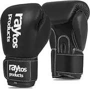 Raytos Boxing Gloves for Men & Women, Multi-Layered Training Sparring Gloves (8, 10, 12, 14, 16 Oz) for Boxing, Kickboxing, Muay Thai, MMA, Punch Bag Workout