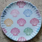 Cynthia Rowley Melamine Flamingos 8" Salad Luncheon Plates - Set of 6