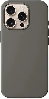Jarttarn Liquid Silicone Case Compatible with iPhone 16 Pro Max (6.9 Inch) Released in 2024, Full Body Protection, Soft Fiber Lined Scratch Resistant Case (Gray)