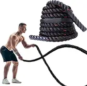 PROIRON 9M /12M Battle Ropes, Battling Rope for Fitness Training Gym, Heavy Exercise Ropes 38mm, Undulation Rope for Strength Workout