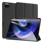 Tri-fold Stand Smart Tablet Case For Xiaomi Pad 6 Max 14, Leather Business Cover