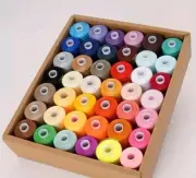 42 Colors Sewing Thread Set, 1000 Yards Per Thread Polyester,...