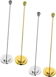jojofuny 4Pcs Flag Stand Lightweight Desktop Flag Holder Flagpole Base for Table Decoration for Office Events and Parties