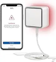 Eve Water Guard (Apple Home) - Smart Home Water Leak Detector, 2 m Sensing Cable (extendable), 100 dB Siren, Water-Leak Alert on iPhone, iPad, Apple Watch, Bluetooth & Thread