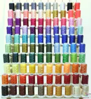 New 100 Brother & Babylock Colors Poly Machine Embroidery Thread Set 40wt 500M