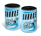Cronulla Sharks NRL Retro Mascot Beer Can Bottle Cooler Stubby Holder Cosy