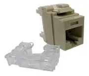 Panduit NK688MEI Cat6 8-Position 8-Wire Netkey Punchdown Jack Module Ivory NEW
