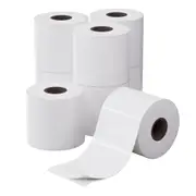 Direct Thermal Labels Adhesive Printer Paper Barcode Shipping Sticker Rolls Sheets