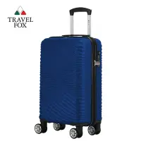 在飛比找Yahoo奇摩購物中心優惠-旅狐TRAVEL FOX 20吋水雲行李箱-深藍