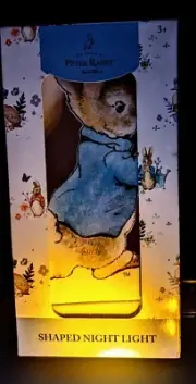 Peter Rabbit Night Light Nursery battery operated Brand New