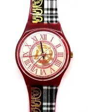 NEW Swatch Watch MR WATSON GR128 with Case and Papers 1995 NOS Gents