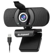 EGC-C01 1080P HD Webcam,Multi-function USB Web Camera with Microphone & Privacy
