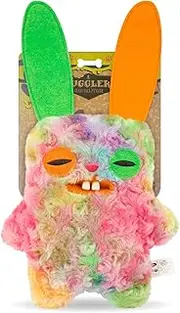Fuggler Rabbit Rabbit Multi Color Dog Toy Sound Authentic