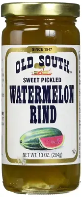 Old South Watermelon Rind Pickled Sweet, 10 Oz (Pack of 3)