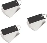 KICHOUSE 3sets DIY Study Cards Literacy Cards Portable Blank Notepads Binder Ring for School Office Supplies 100pcs*3