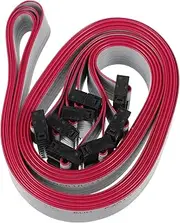 DOITOOL 4pcs Connector Cable Pin Flat Ribbon Wire Pitch for and System Programmers for Digital Cameras and Laptops