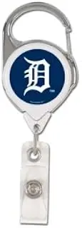 WinCraft Detroit Tigers Retractable Premium Badge Holder 47017011, White