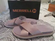 NWT Womens Metallic Merrell Juno Slide Sandals, 11