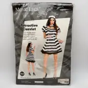 New Music Legs Attractive Convict Costume - Size XS