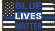 3x5' ft USA Thin Blue Line Police Lives Matter Law Enforcement American US Flag