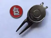 MLB St. Louis Cardinals Golf Ball Marker and Magnetic Divot Tool