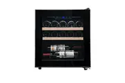 LECAVIST 14 Bottle Wine Cabinet Single Zone Black LEK14PV