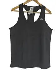Adidas Tank Top Racerback Women's Black Active Running Work Out XL