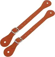 KOMBIUDA Riding Belt Fake Leather Spur Straps Men Women Adjustable Heel Straps for Western Cowboy/Cowgirl Boots