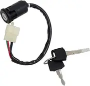 Ignition Key Switches Off Road Motorcycle ATV Beach Bike Accessories 50-250CC Ignition Switch with Cap Electric Door Lock Key Ignition Barrel Key Switch